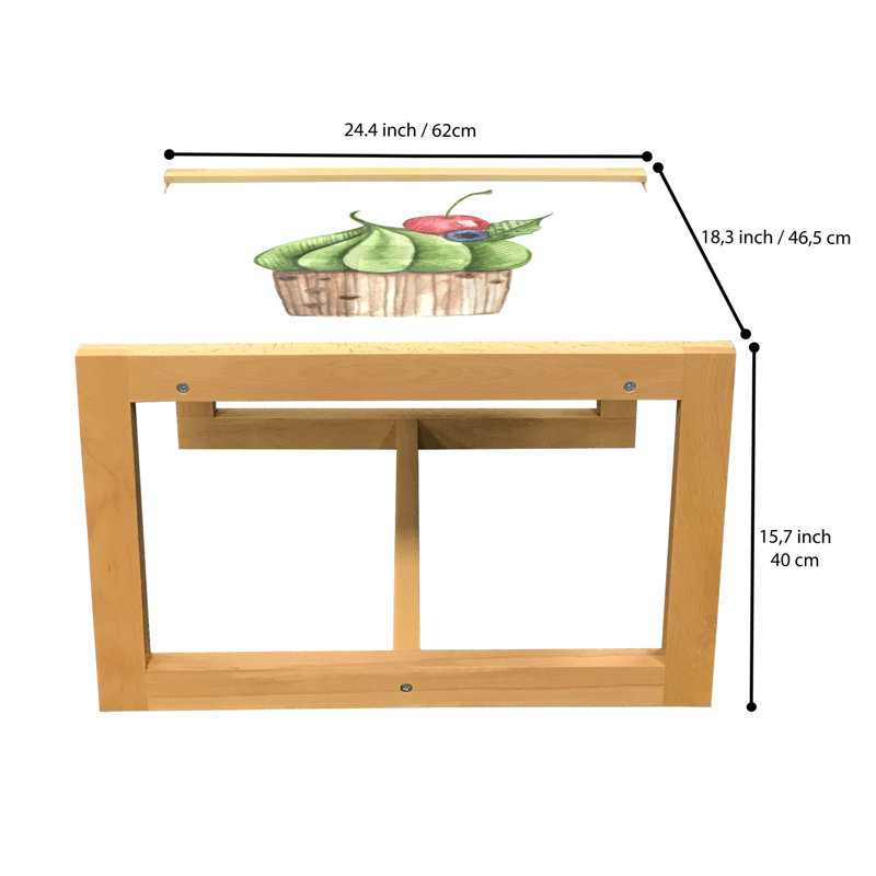 Ireneo Sled Coffee Table, 62cm H x 46cm W x 40cm D