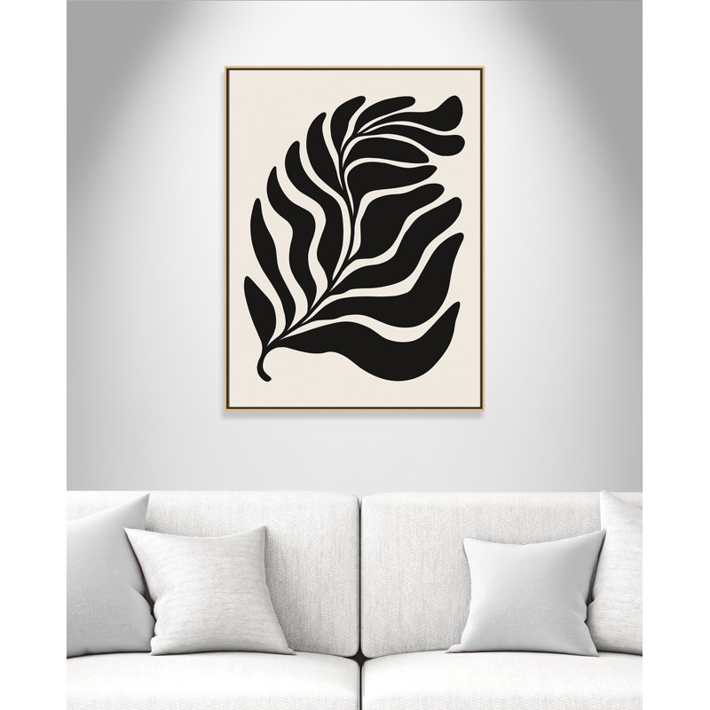 «Flow of Nature Print» par Royle, L 37,5 po x H 49,5 po, Toile avec cadre, Flotteur naturel