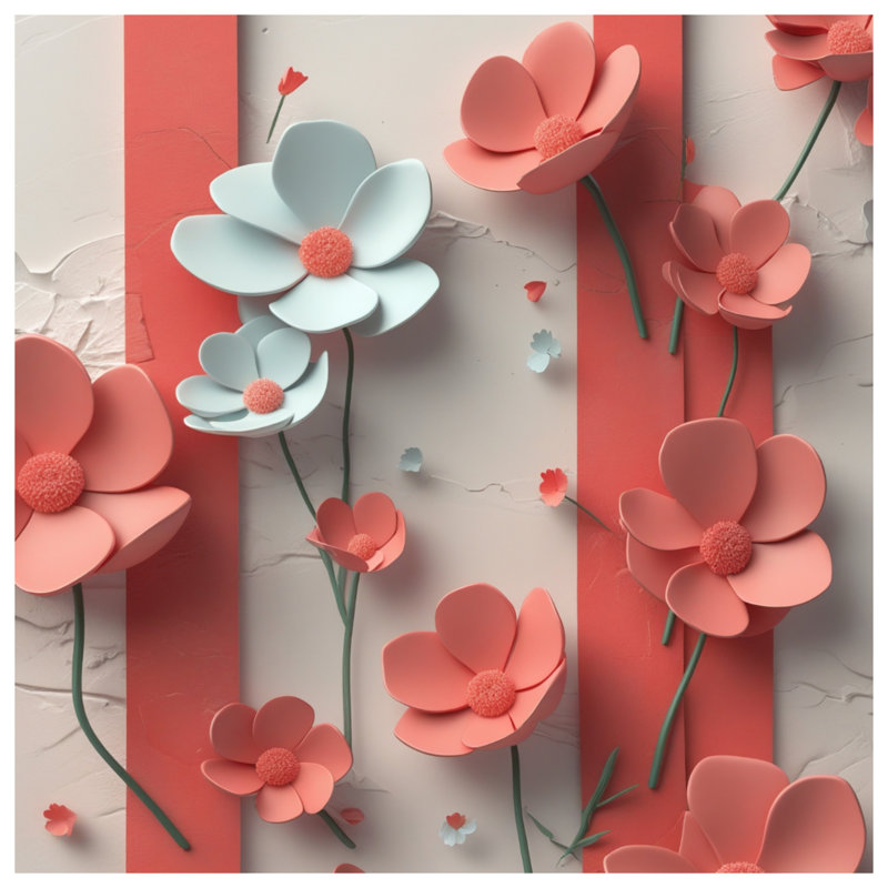 Couvertures en papier corail, L 50 po x H 60 po