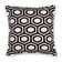 Hexagon Embroidered Throw Pillow Cover & Insert