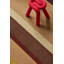 Hand Tufted Wool Striped Area Rug in Ruby-1155550390