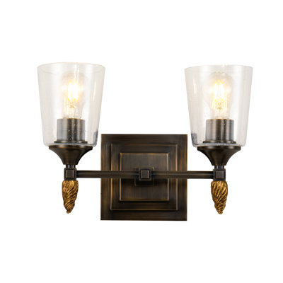 Ensemble de meuble-lavabo 2 lumières Stidham Vetiver