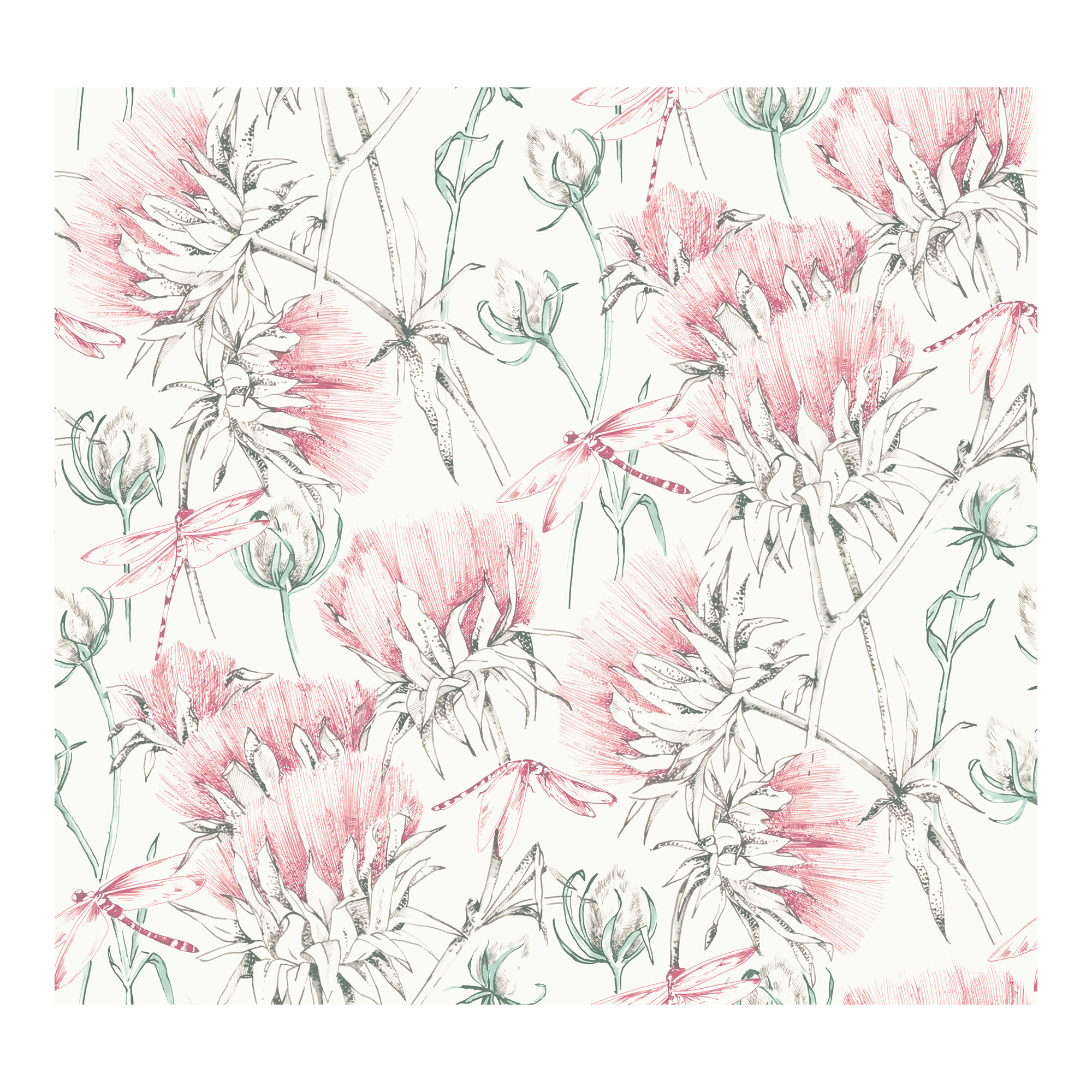 Animal Print Wallpaper, Pink