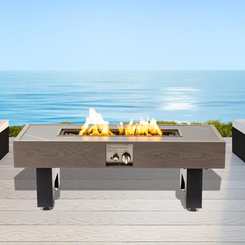 42 Inch Iron Fire Pit Table