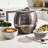 CUCKOO 6-Cup Induction Heating Pressure Rice Cooker with Nonstick Inner Pot, 21 Menu Modes, Fuzzy Logic Tech, 3 Voice Guide, Auto Clean (Dark Grey) CRP-DHSR0609FD