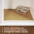 Hemp Mat Beige 100% Hemp Durable Hemp Mat