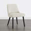 Chaise d'appoint rembourrée en bois massif Bremment-720516586
