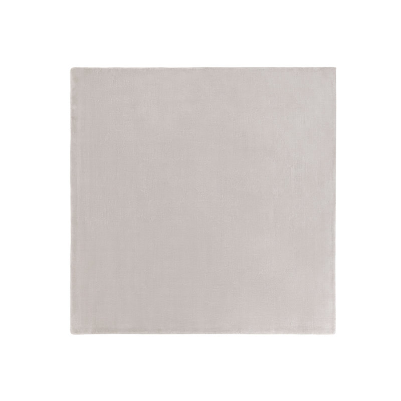 Godinne Solid Colour Viscose Hand Woven Area Rug, Square 200cm