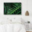«Dark Green Jungle Leaf Closover Relax Calm» sur-99544052
