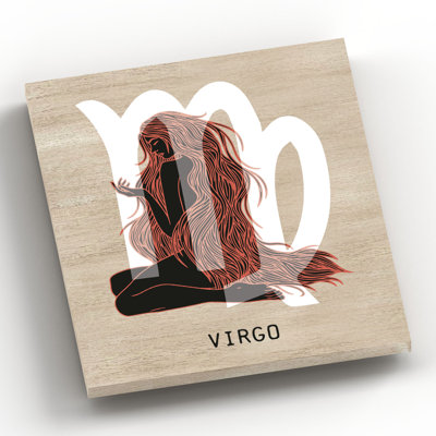 Kana Zodiac Virgo - Print on Wood