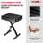 5 Core Keyboard Bench 3" Padded Cushioned Piano Stool Height Adjustable Guitar Seat Folding Portable