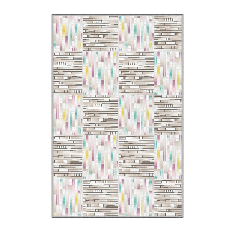 Luxurious 3D Printed Area Carpet, 5.9 x 9.2 Feet | 100% Polyester, 0.3 in Pile Height, 650 g/m² | Antibacterial & Non-Slip Underside, Machine Washable for Easy Care | Perfect for Living Room, Bedroom, or Office Décor