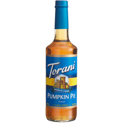 Torani Sugar-Free Pumpkin Pie Flavoring Syrup 750 mL Glass Bottle WS-880372664