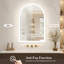 Miroir de salle de bain mural à DEL-798940414