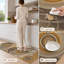 Tapis de cuisine lavables circulaires antidérapants