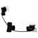 27" Cable Drive Bathtub Pop-Up Drain Trim with Rotary Overflow and Sch. 40 ABS Fittings