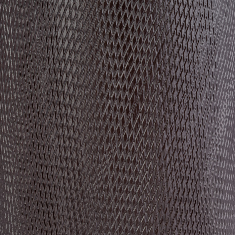Vase en grès céramique Rachael, H 12 po x l 6 po x P 6 po, Brun