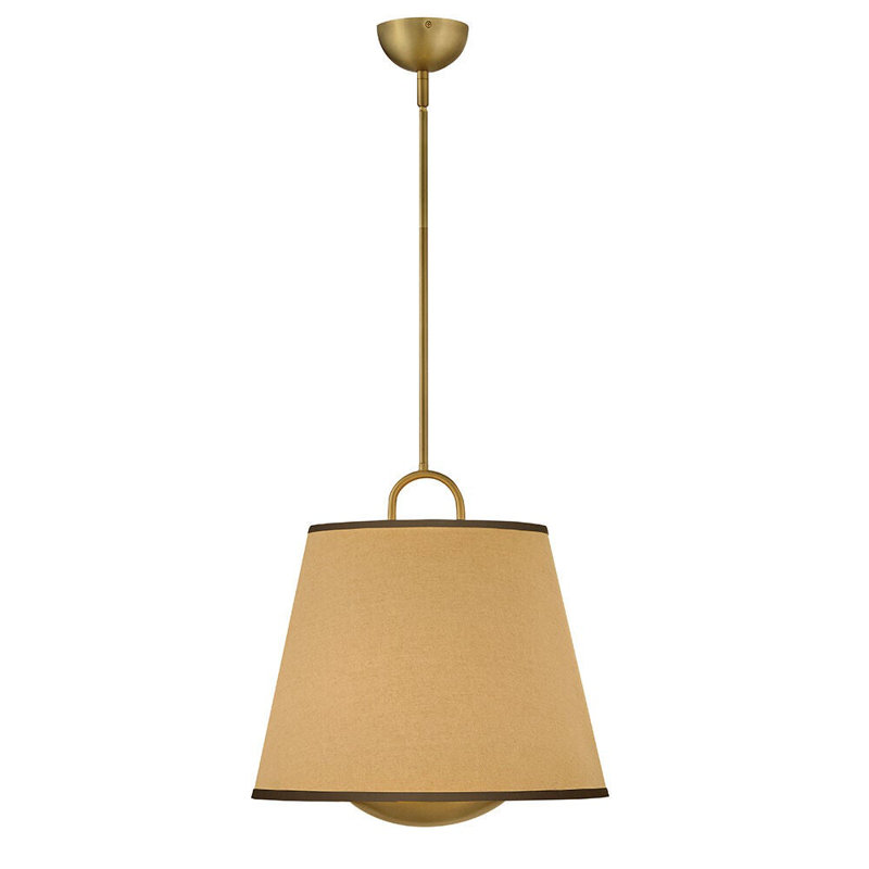 Hinkley Sonia Pendant Light, Lacquered Brass