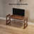 Small Shoe Bench with Cushion,2 Tiers Shoe Rack Bench with Flip-Top Storage,Wood Shoe Rack for Entryway（Walnut,23.62"）