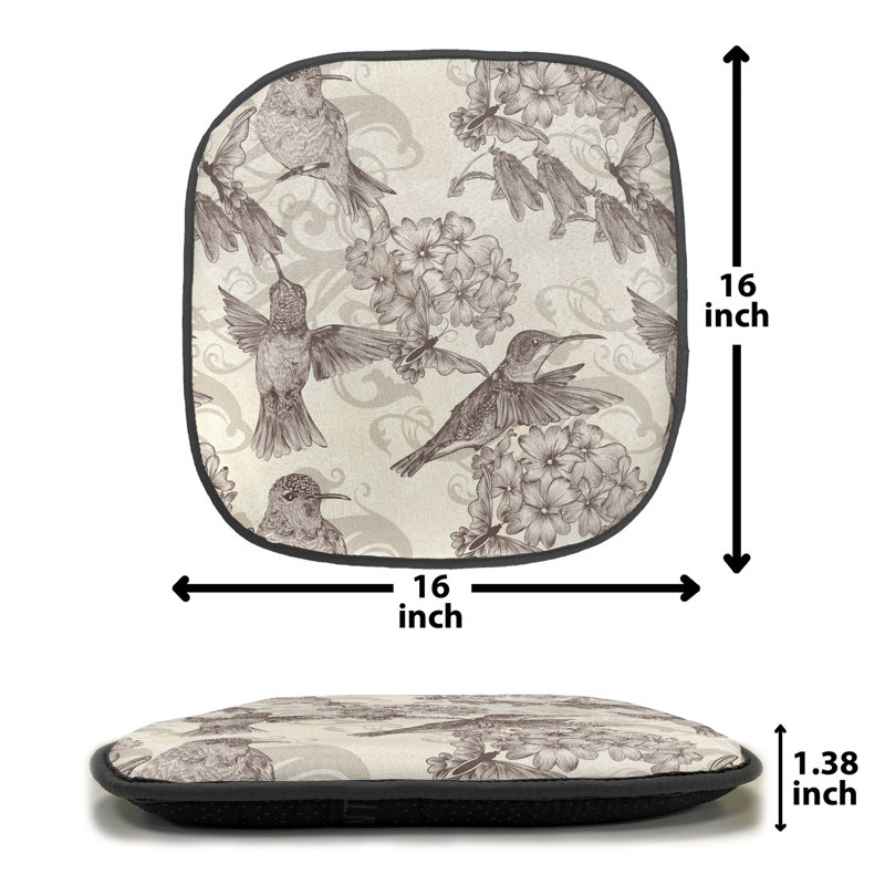 Coussin de siège papillon