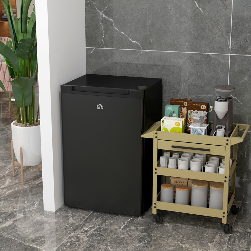 HOMCOM Upright Freezer, Black