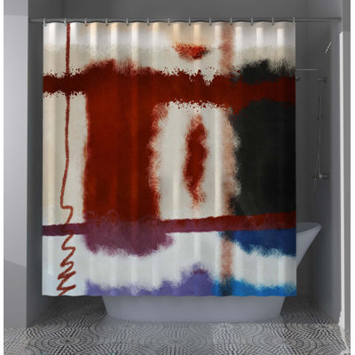 Bensonhurst Abstract Shower Curtain