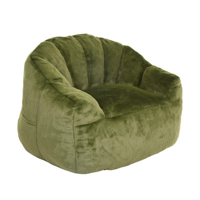 Soft and Comfortable Bean Bag Chair with Armrests by Latitude Run