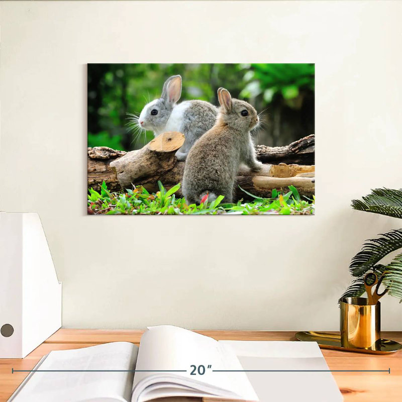 Brampt Garden Rabbits, 8" H x 12" W