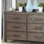 Commode double 6 tiroirs avec miroir Kawanis