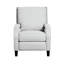 Chaise inclinable moderne avec chenille grise, dossier amovible, profondeur de 21 po en métal renforcé à l'intérieur