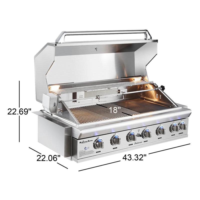 Kalamera 6 - Burner Infrared Gas Grill