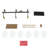 Daizjah 6 - Light Dimmable Linear Chandelier