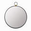 Miroir de 24 po x 27 po à cadre noir - pièce décorative contemporaine pour le salon, la chambre à coucher, le vestibule, le vestibule, rehausse la pièce avec un mur d'entrée naturel réfléchissant de conception minimaliste moderne, réfléchit pour illuminer