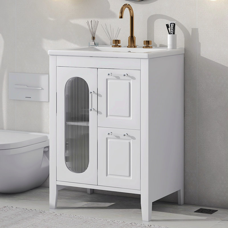 Andryville 24'' Bathroom Vanity with Top