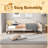 Full Size Upholstered Tufted Daybed