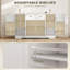 Buffet 54 po, armoire de cuisine, blanc