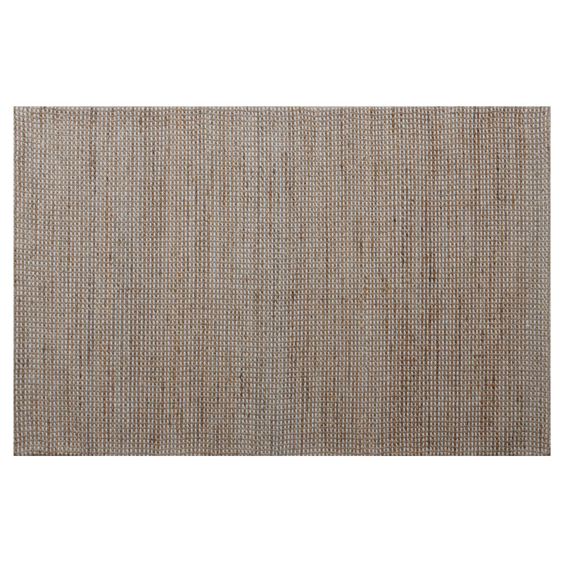 Aholla Hand-Woven Jute Blend Area Rug, Rectangle 9' x 12'