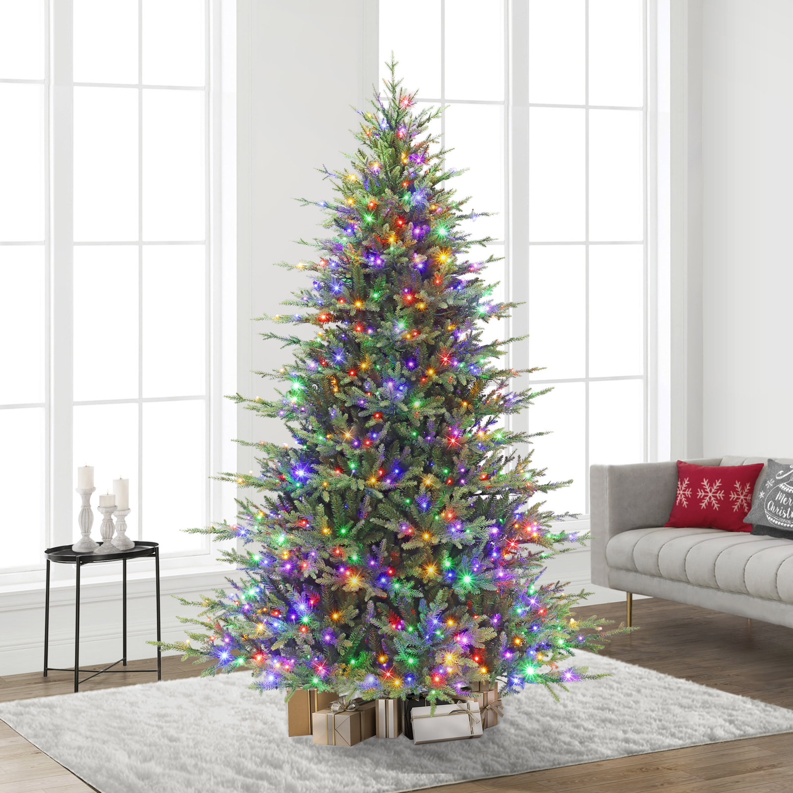 7.5 Ft. Pre-Lit Dorchester Fir Artificial Tree