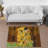Decorative Floral Print Non Woven Thin Type Rug Perfect for Brightening Up Your Living Space-141276706