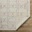 Rectangle Tobbie Geometric Hand Woven Flatweave Wool Area Rug in Pearl-866073194