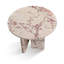 Table basse en marbre naturel rose, petite table, table de salon, pierre naturelle, marbre véritable, marbre véritable-1368392886