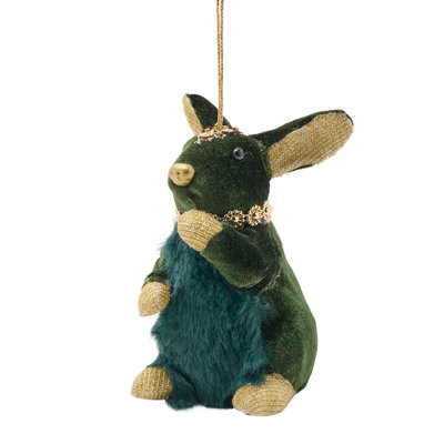 10.3cm Velvet Novelty & Humour Hanging Figurine Ornament
