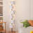 White + Nut-brown Iron Free form Floor Lamps