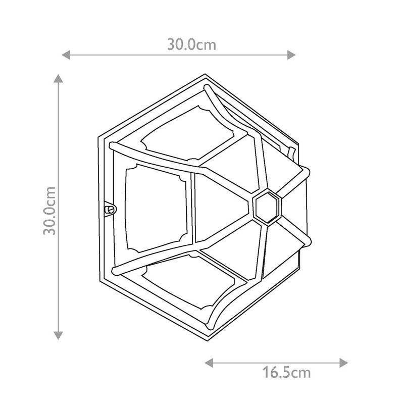 Thurstone 30cm H Outdoor Flush Mount