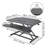 Halea Adjustable Metal Base Computer Desk