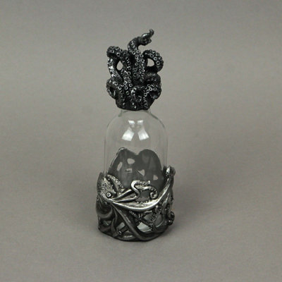 Bouteille de parfum Octopus avec capuchon tentacule
