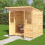 Haddon Pent 7 ft x 5 ft Shiplap Summerhouse