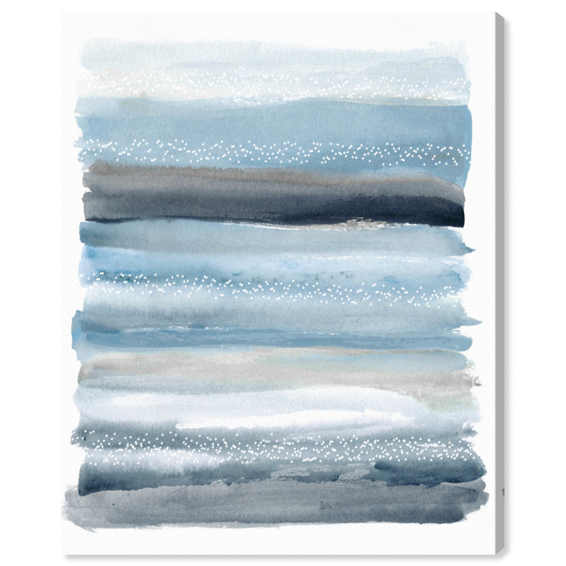 Farees Mute Blue Sunset sur toile, H 20 po x l 16 po x P 0,8 po