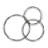 Metal Overlapping Ring Plate Wall Decor-2026468003