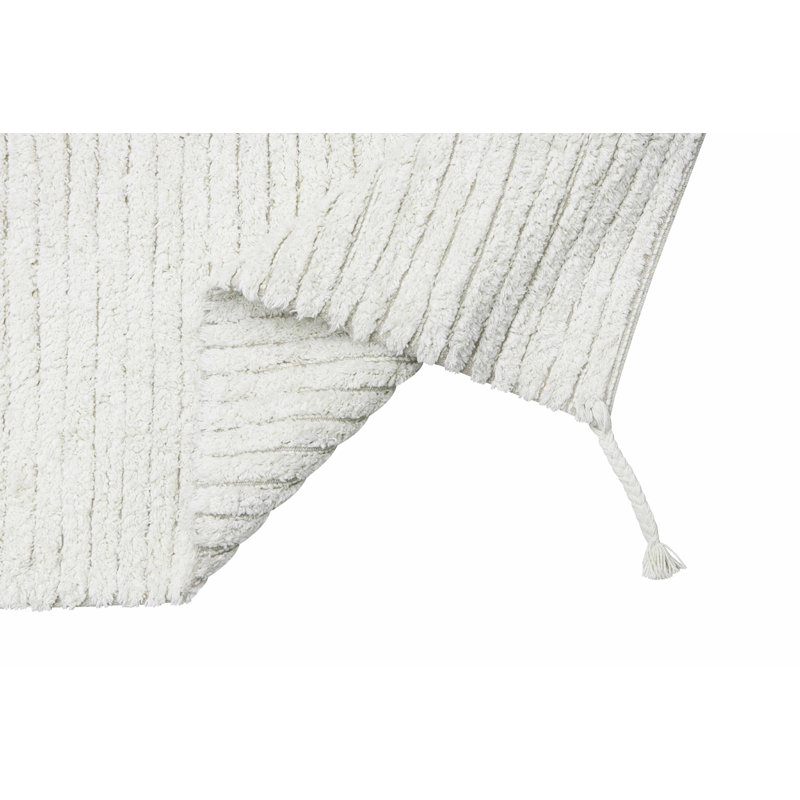 Gelato Green Reversible Washable Wool Rug 4' 7'' x 6' 7''